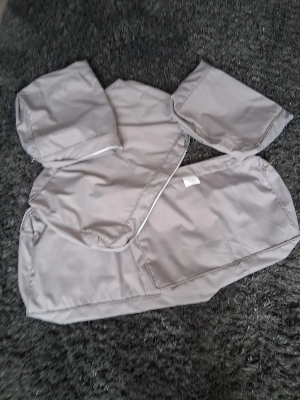 Premium Gray Furniture Cover Set - Protective Slipcovers (5)